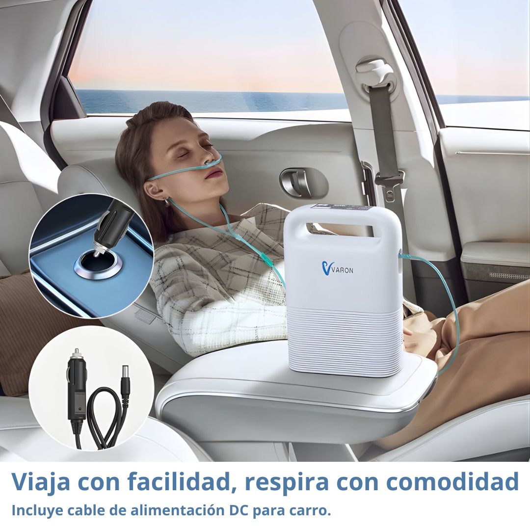 Concentrador de Oxígeno Portátil VARON VP-2