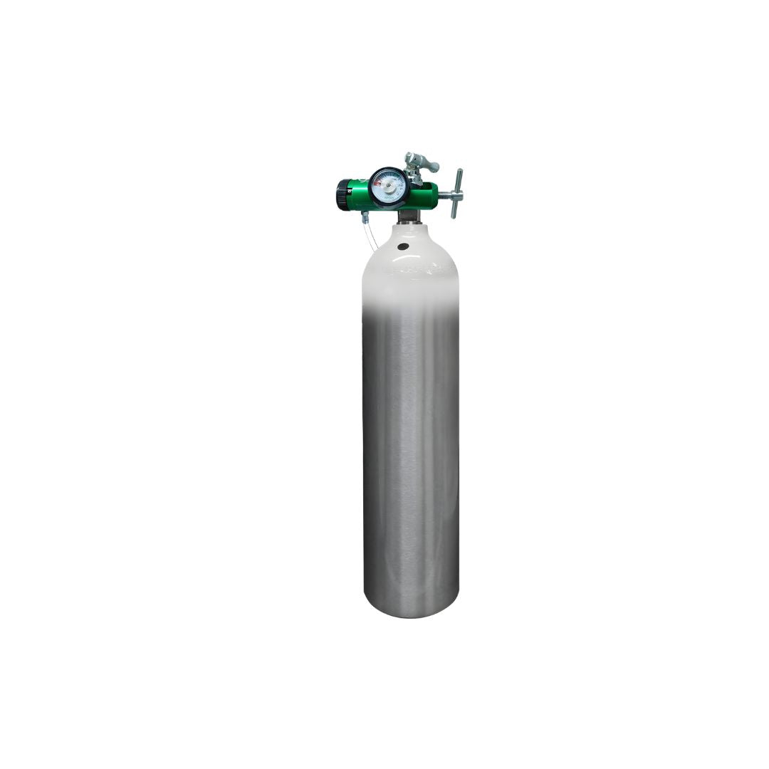 Kit Cilindro de Oxígeno 415lt con Bolso