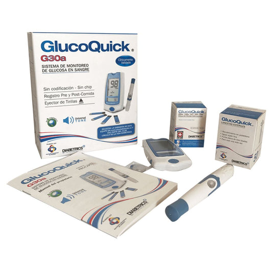 Kit glucómetro Glucoquick G30A