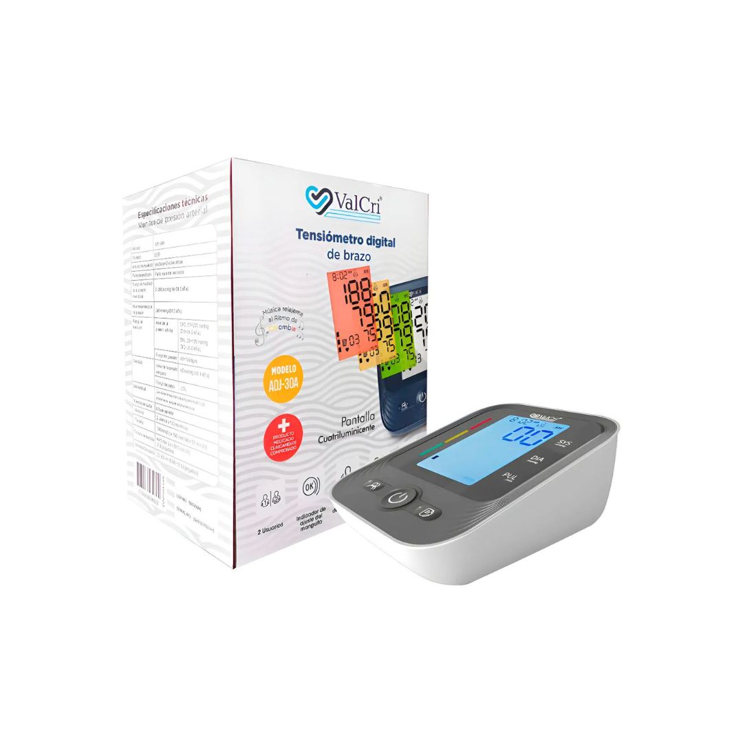 Tensiómetro Digital de Brazo Valcri AOJ-30A